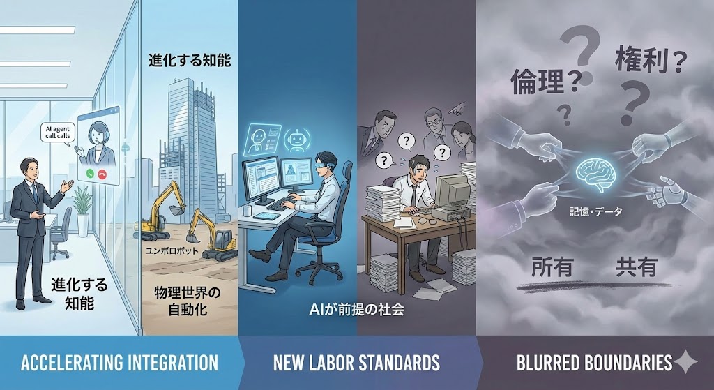 ん～、え～とですねぇ、あれですよ、とかAIが話すようになる